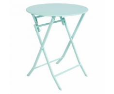Table de balcon pliante ronde Greensboro Mint Jardin