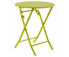 Table de balcon pliante ronde Greensboro Absinthe Jardin