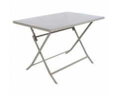 Table de balcon pliante rectangulaire Greensboro Taupe Jardin