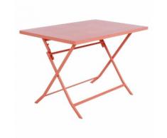 Table de balcon pliante rectangulaire Greensboro Corail Jardin