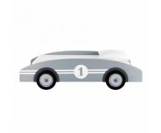 Lit voiture enfant 90x190 gris Circuit