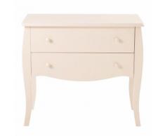 Commode enfant 2 tiroirs rose clair Apolline