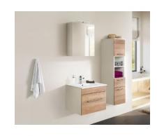 Ensemble de meuble de salle de bain VIVA 60 (2 Pièces) décor chêne