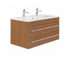 Meuble sous vasque pour Villeroy & Boch Venticello 100 cm en décor Chêne