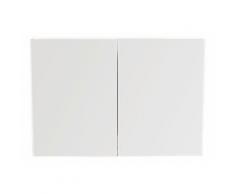 Armoire de toilette avec miroirs de base 90x62cm anthracite satiné