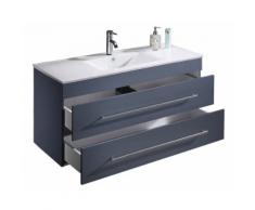 Meuble salle de bain Versus anthracite satiné