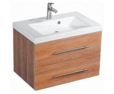 Meuble de salle de bain Infinity 700 décor chêne