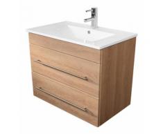 Meuble salle de bain Casa Infinity 750 décor chêne