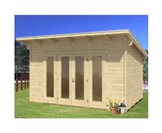 Abri de jardin en bois ÉOLE 8,7 m² - 28 mm