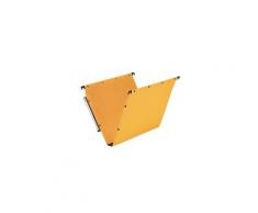 Dossier suspendu kraft pression L'Oblique AZ fond 3 cm pour armoire - jaune - Lot de 25
