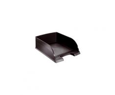 Corbeille à courrier Leitz maxi format plus Jumbo noire - Lot de 4