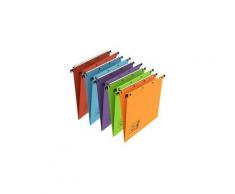 Dossier suspendu AZO fond normal couleurs assorties - Lot de 25