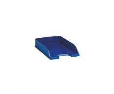 Corbeille à courrier standard Leitz bleue - Lot de 5