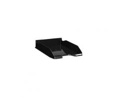Corbeille à courrier Exacompta combo 2 Iderama noir - Lot de 6