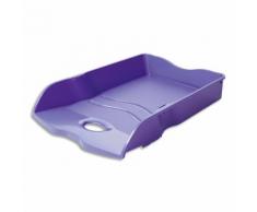 Corbeille à courrier Loop en polypropylène Violet. Dim. L25,9 x H6,3 x P35,1 cm - Lot de 6