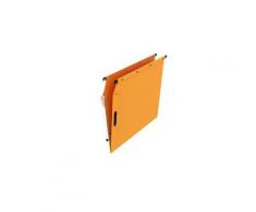 Dossier suspendu kraft velcro L'Oblique AZ fond normal pour armoire - bleu - Lot de 25