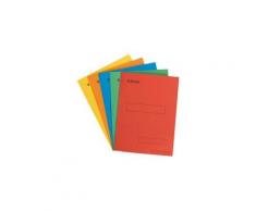 Sous-dossier kraft dossier suspendu 2 rabats Esselte 23 x 31 cm - couleurs assorties - Carton de 100