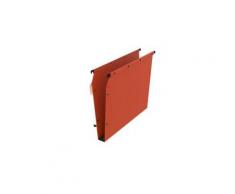 Dossier suspendu kraft pression L'Oblique AZ fond 3 cm pour armoire - orange - Lot de 25