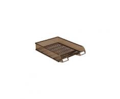 Corbeille à courrier Rexel Valrex fumée translucide - Lot de 6