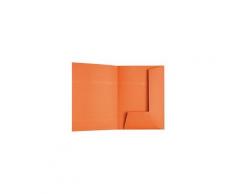 Sous-dossier kraft dossier suspendu 2 rabats Esselte 23 x 31 cm - orange - Carton de 100