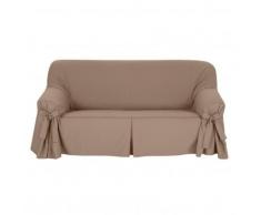 Housse canapé nouettes préformée bachette - taupe