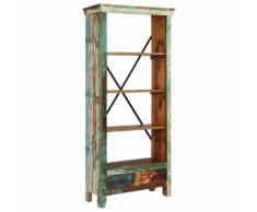 vidaXL Bibliothèque Bois de récupération massif 80 x 35 x 180 cm