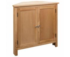 vidaXL Armoire d'angle Bois de chêne 80 x 33,5 x 78 cm