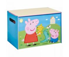 Peppa Pig Coffre à jouets 60x40x40 cm Bleu Bois WORL213011