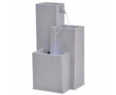 vidaXL Fontaine d'intérieur avec lampe LED Polyrésine