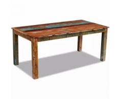 vidaXL Table de salle à manger Bois de récupération 180x90x76 cm