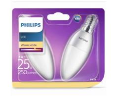 Philips Ampoule bougie LED 2 pcs 4 W 250 Lumens 929001157460