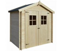 vidaXL Abri de jardin pour bûches de bois 2 x 1,5 m 19 mm Bois