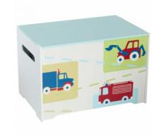 Worlds Apart Coffre à jouets 60 x 39 x 39 cm Blanc WORL230004