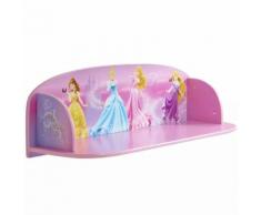 Disney Étagère à livre pour enfant Princess 59x20x20cm Rose WORL660004