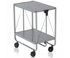 Leifheit Chariot de cuisine pliable Argenté 74291