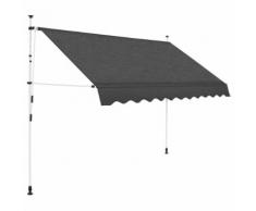 vidaXL Auvent manuel rétractable 250 cm Anthracite