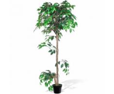 vidaXL Palmier Artificiel Plastique avec Pot 160 cm