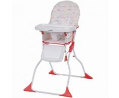 Safety 1st Chaise Haute Pliante Keeny Red Lines Blanc 2766260000