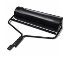 vidaXL Rouleau à gazon de jardin Noir 68 L