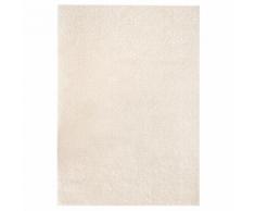 vidaXL Tapis à poils longs 120 x 170 cm Couleur crème