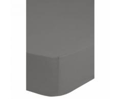 Emotion Drap-housse sans repassage 90 x 220 cm Gris 0220.03.43