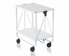 Leifheit Chariot de cuisine pliable Blanc 74236