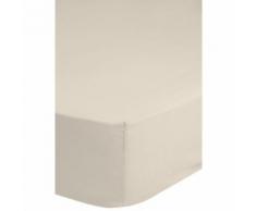 Emotion Drap-housse sans repassage 160 x 200 cm Écru 0220.01.45