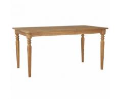 vidaXL Table de salle à manger de jardin Bois d'acacia 150x90x75 cm