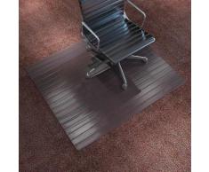 vidaXL Tapis protège-sol / chaise Bambou marron 90 x 120 cm