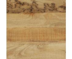 vidaXL Table de salle à manger Bois massif Vintage 118 x 60 x 76 cm