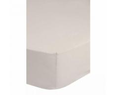 Emotion Drap-housse sans repassage 140 x 200 cm Sable 0220.06.44