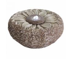 Velda Fontaine de jardin Tournesol Grise et marron 850809