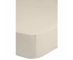 Emotion Drap-housse sans repassage 180 x 200 cm Écru 0220.01.46