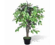 vidaXL Palmier Artificiel Plastique avec Pot 90 cm